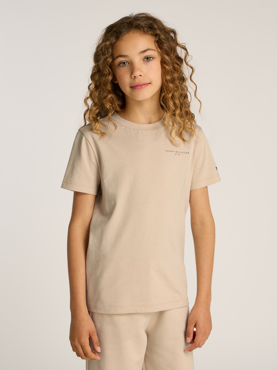 T-shirt van het merk Tommy Jeans in het Beige