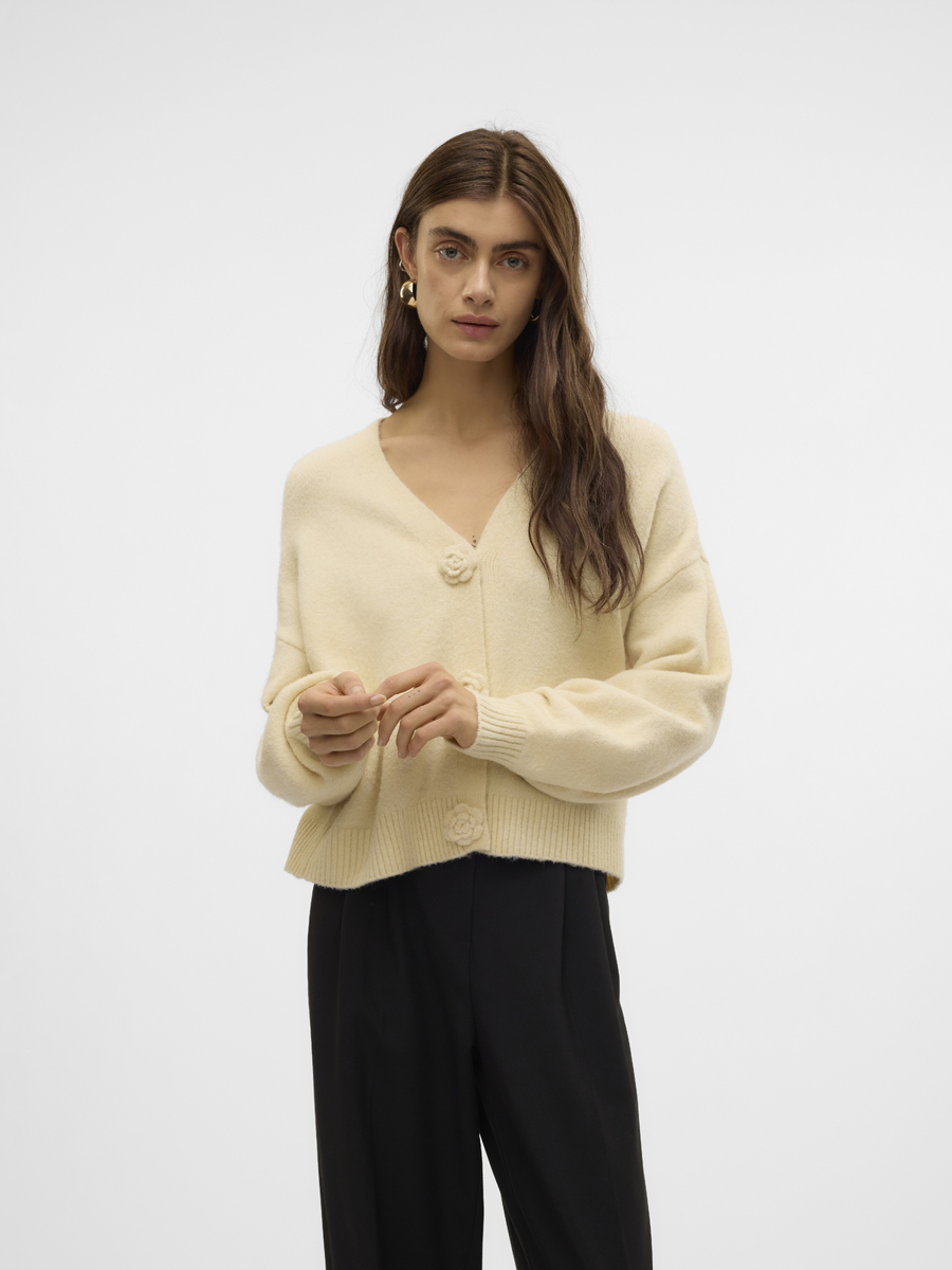 Cardigan van het merk Vero Moda in het Beige