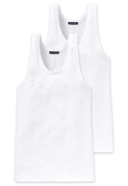 Afbeelding voor product Singlet van het merk Schiesser in het Wit