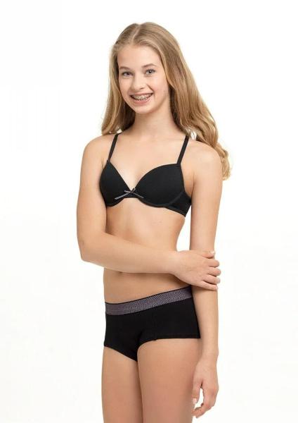 Afbeelding voor product Boxer van het merk Boobs & Bloomers in het Zwart
