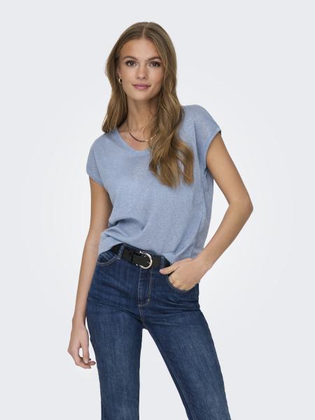 Afbeelding voor product T-shirt van het merk Only in het Blauw