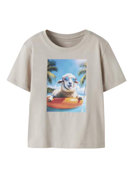 Afbeelding voor product T-shirt van het merk Name It in het Beige