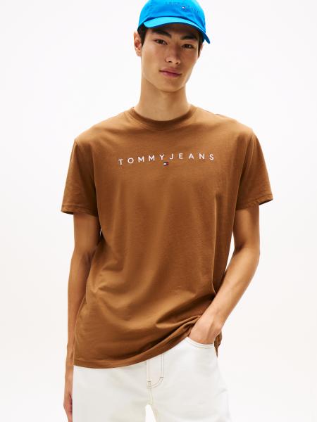 Afbeelding voor product T-shirt van het merk Tommy Jeans in het Bruin