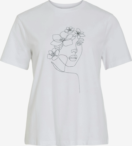 Afbeelding voor product T-shirt van het merk Vila in het Wit