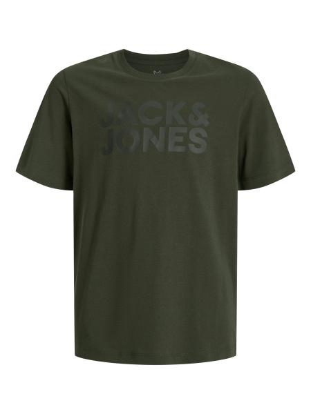 Afbeelding voor product T-shirt van het merk Jack & Jones Junior in het Kaki