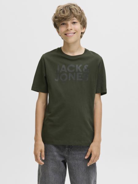 Afbeelding voor product T-shirt van het merk Jack & Jones Junior in het Kaki