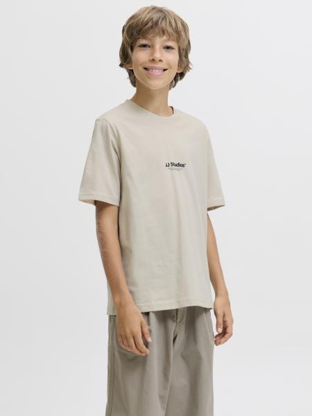 Afbeelding voor product T-shirt van het merk Jack & Jones Junior in het Ecru