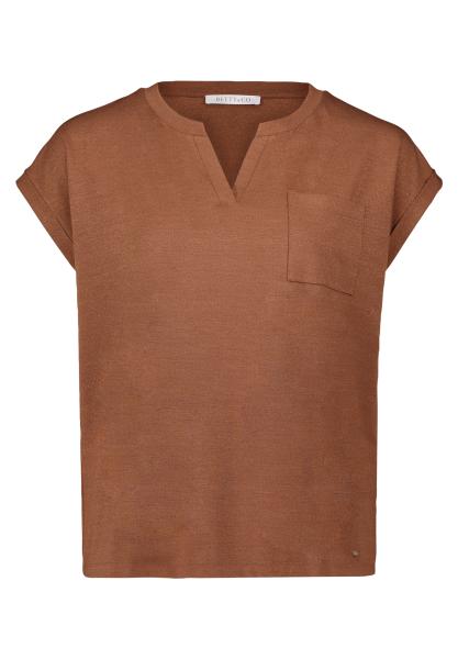 Afbeelding voor product T-shirt van het merk Betty & Co  in het Bruin