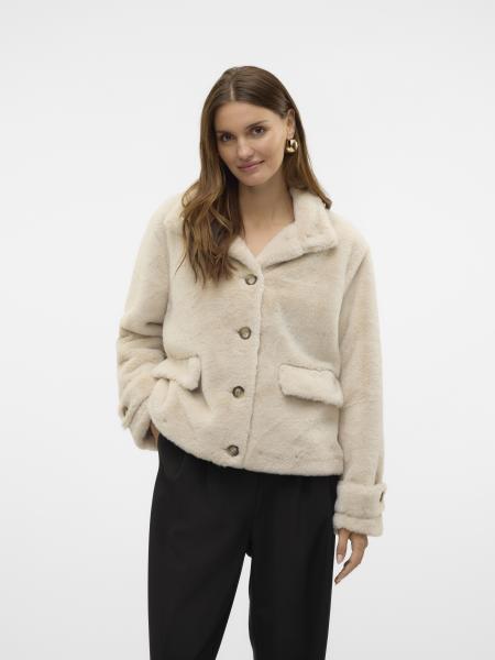 Afbeelding voor product Gilet van het merk Vero Moda in het Beige