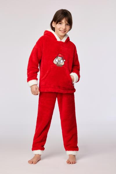 Afbeelding voor product Pyjama van het merk Woody in het Rood
