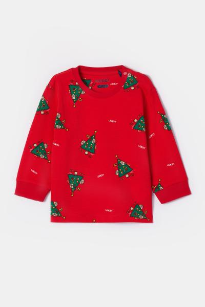 Afbeelding voor product Pyjama van het merk Woody in het Rood