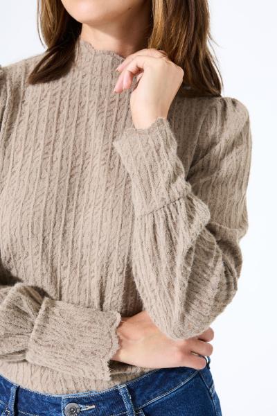 Afbeelding voor product T-shirt van het merk Garcia in het Bruin