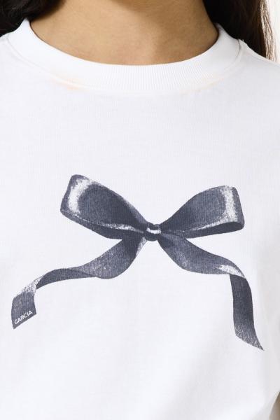 Afbeelding voor product T-shirt van het merk Garcia in het Ecru