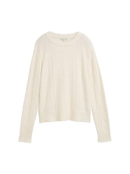 Afbeelding voor product Pull van het merk Tom Tailor in het Wit