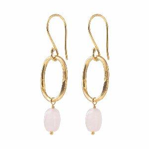 Afbeelding voor product Oorringen van het merk A Beautiful Story in het Roze