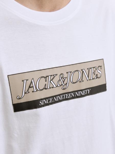 Afbeelding voor product T-shirt van het merk Jack & Jones in het Wit