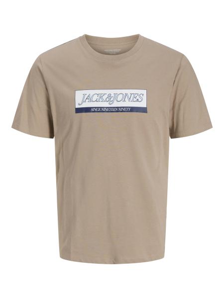 Afbeelding voor product T-shirt van het merk Jack & Jones in het Beige
