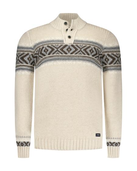 Afbeelding voor product Pull van het merk Nza New Zealand Auckland in het Ecru