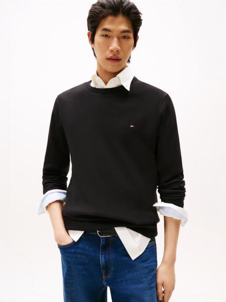 Afbeelding voor product Pull van het merk Tommy Hilfiger in het Zwart