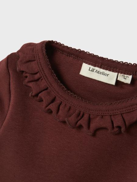 Afbeelding voor product T-shirt van het merk Lil' Atelier in het Bruin