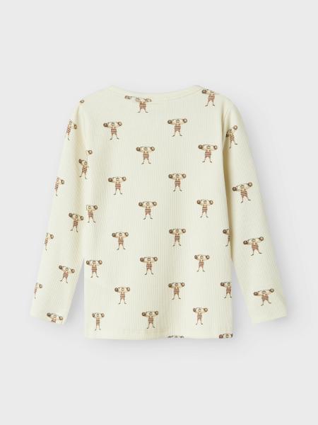 Afbeelding voor product T-shirt van het merk Lil' Atelier in het Ecru