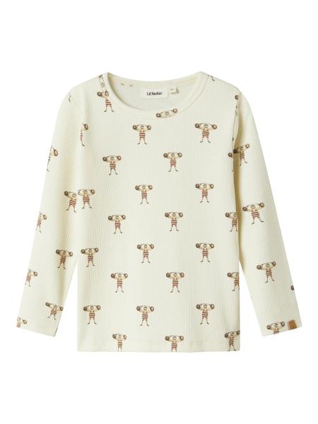 Afbeelding voor product T-shirt van het merk Lil' Atelier in het Ecru