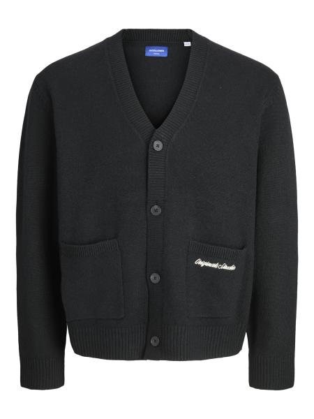 Afbeelding voor product Cardigan van het merk Jack & Jones Junior in het Zwart