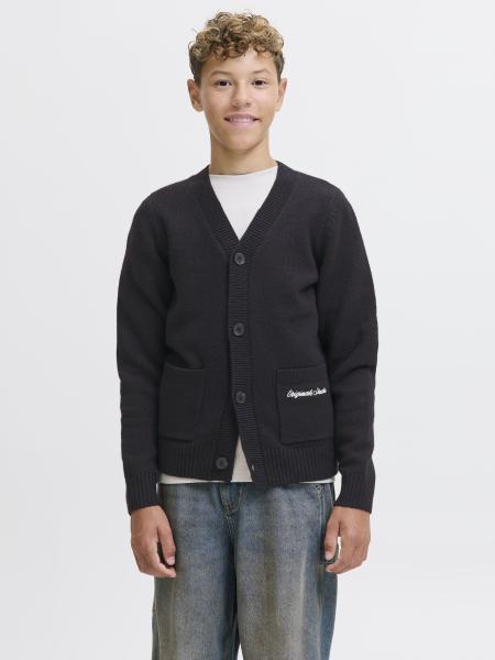 Afbeelding voor product Cardigan van het merk Jack & Jones Junior in het Zwart