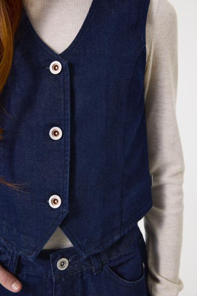 Afbeelding voor product Gilet van het merk Garcia in het Blauw