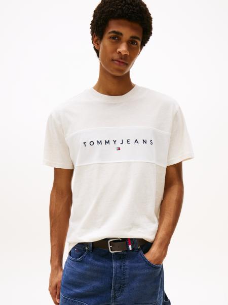 Afbeelding voor product T-shirt van het merk Tommy Jeans in het Ecru