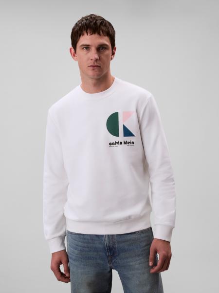 Afbeelding voor product Sweater van het merk Calvin Klein in het Wit