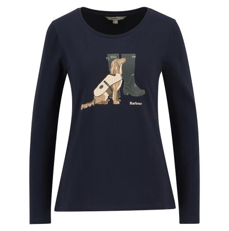 Afbeelding voor product T-shirt van het merk Barbour in het Marine