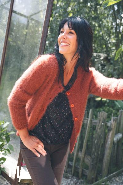 Afbeelding voor product Gilet van het merk She Goes Lala in het Bruin