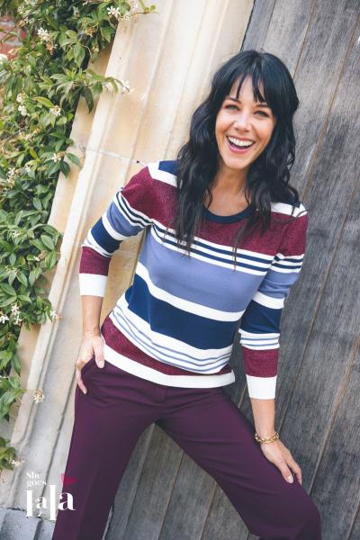 Afbeelding voor product Pull van het merk She Goes Lala in het Marine