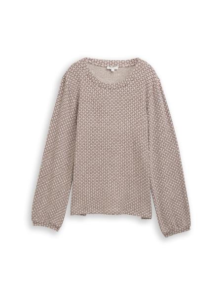 Afbeelding voor product T-shirt van het merk Tom Tailor in het Bruin