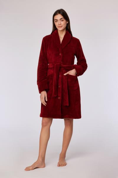 Afbeelding voor product Badjas van het merk Woody in het Rood