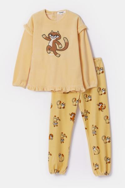 Afbeelding voor product Pyjama van het merk Woody in het Geel