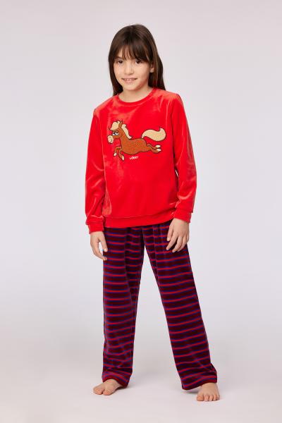 Afbeelding voor product Pyjama van het merk Woody in het Rood