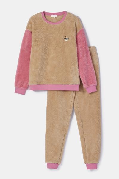 Afbeelding voor product Pyjama van het merk Woody in het Beige
