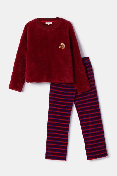 Afbeelding voor product Pyjama van het merk Woody in het Rood