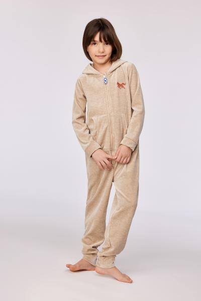 Afbeelding voor product Onesie van het merk Woody in het Beige