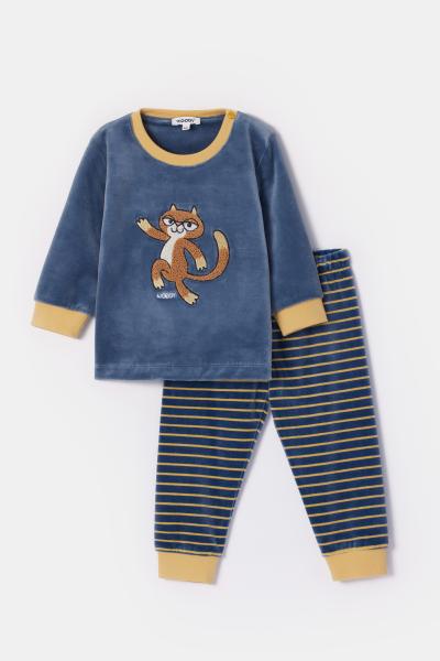Afbeelding voor product Pyjama van het merk Woody in het Blauw