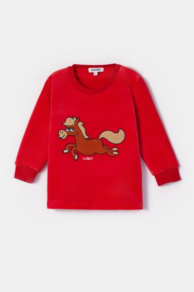 Afbeelding voor product Pyjama van het merk Woody in het Rood