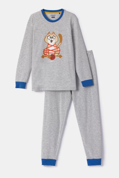 Afbeelding voor product Pyjama van het merk Woody in het Grijs