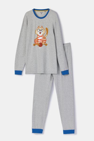 Afbeelding voor product Pyjama van het merk Woody in het Grijs