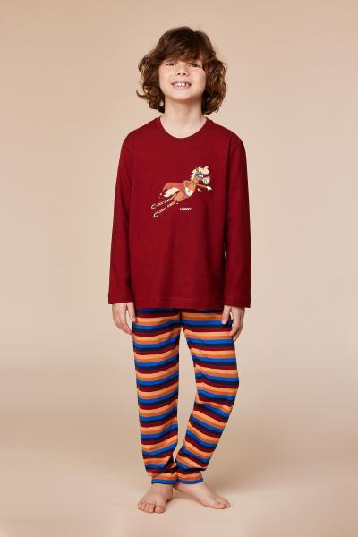 Afbeelding voor product Pyjama van het merk Woody in het Rood