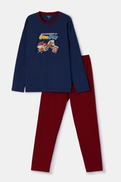 Afbeelding voor product Pyjama van het merk Woody in het Blauw