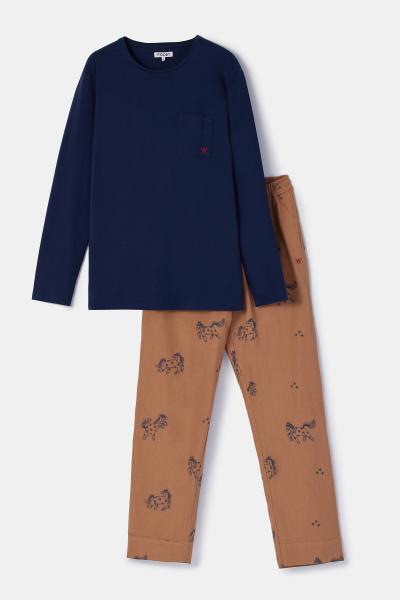 Afbeelding voor product Pyjama van het merk Woody in het Marine