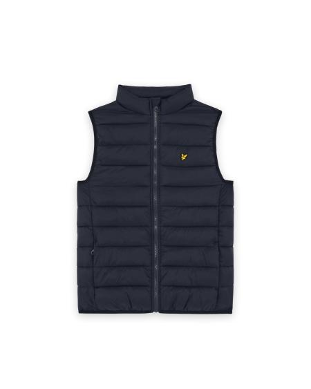 Afbeelding voor product Bodywarmer van het merk Lyle & Scott in het Marine