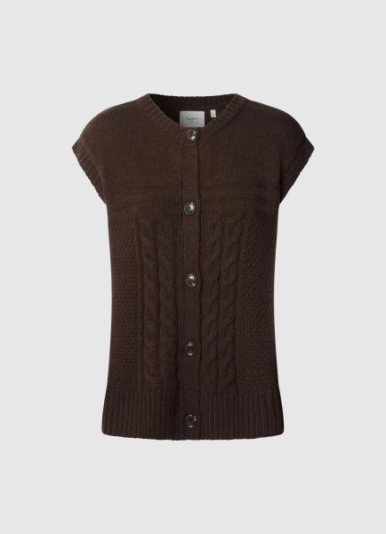 Afbeelding voor product Gilet van het merk Pepe Jeans in het Bruin